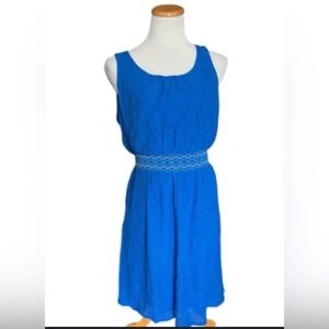 AB Studio Vibrant Blue Midi Dress